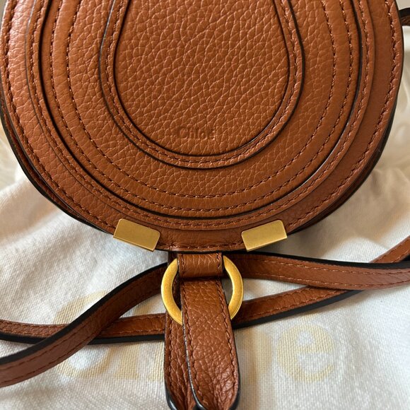Chloe  Calfskin Nano Marcie Saddle Bag EUC - Picture 14 of 15